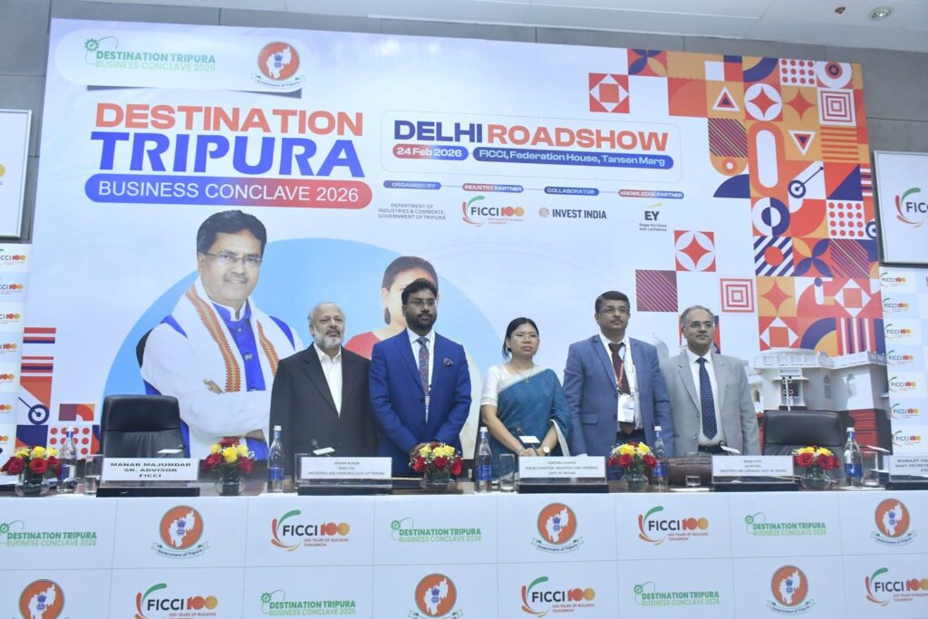 Destination Tripura - Business Meet 2026 Investors' Roadshow Successfully Held in New Delhi