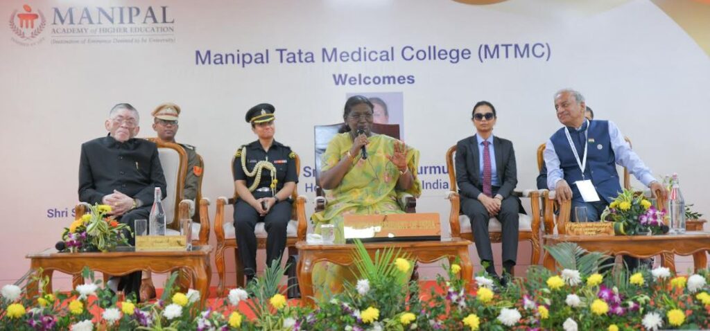 President of India Visits Manipal Tata Medical College, Applauds Its Role in Advancing Healthcare in Jharkhand