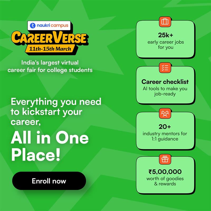 Naukri Campus Launches CareerVerse, India's Largest Virtual Career Fair for College Students
