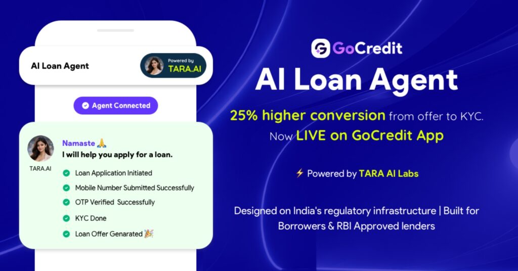 GoCredit Deploys India's First AI-Powered Loan Agent