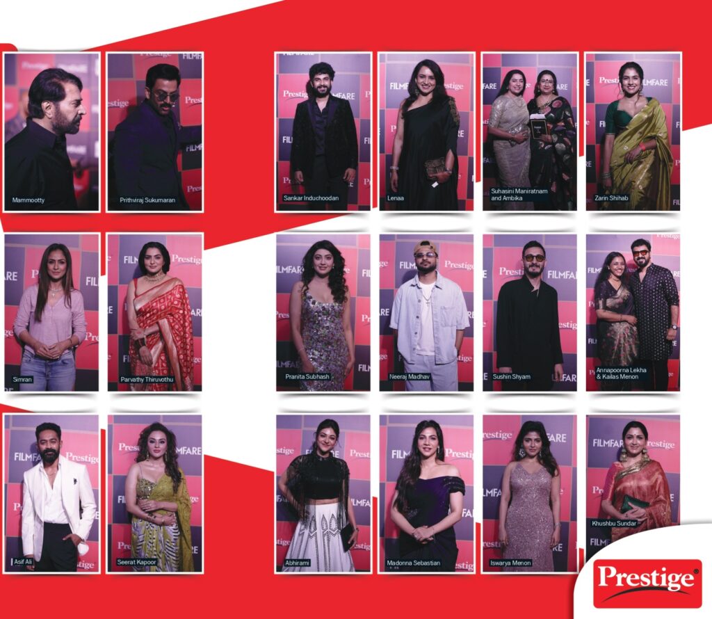 TTK Prestige Brings Kitchen Innovations into the Spotlight as 'Co-Powered By' Sponsor at Filmfare Awards South