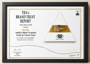 TRA Brand Trust Report 2026 Recognizes Versuni India as One of India's Most Trusted Brands in the Irons Category
